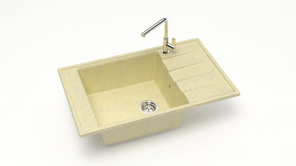 Мойка прямая F29 Q3 Бежевый фреш матовый