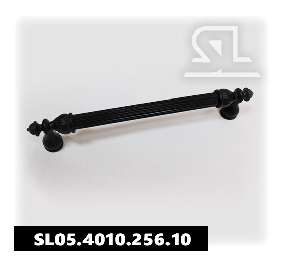 Ручка скоба SL 4010 256 мм. алюминий Чёрный SL