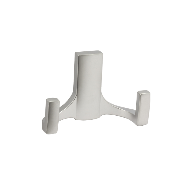 Крючок 2х рожковый R17 Хром матовый MF