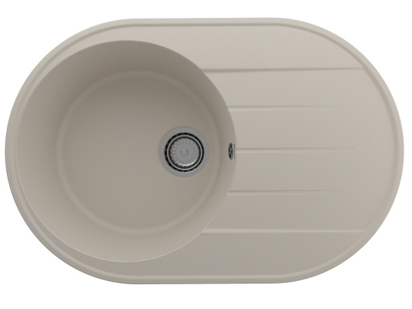 Мойка овальная Quartz Nora 750 Лён