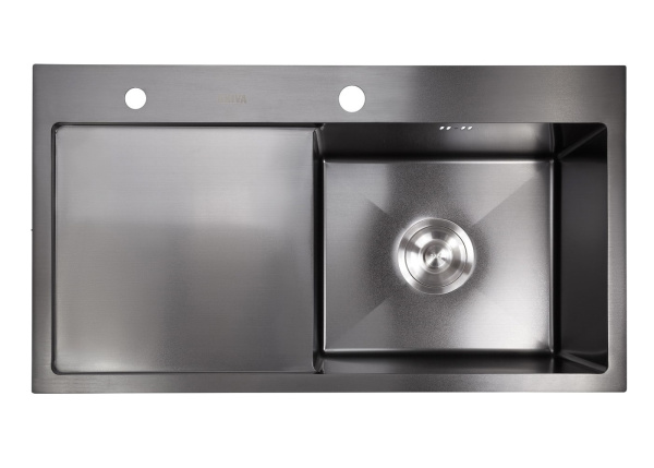 Мойка AMOLLET 3 мм 7848-L 78х48 Чёрная Левая