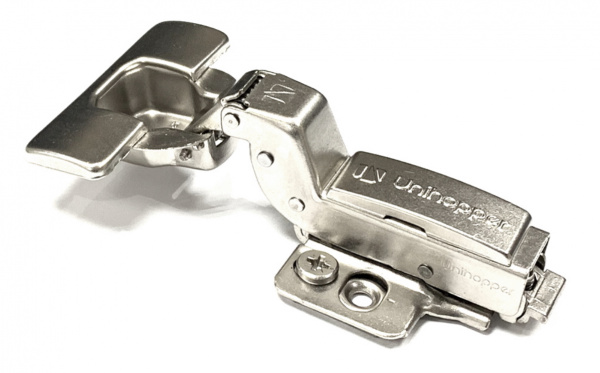 Петля вкладная 15* с доводчиком CLIP-ON 3D Unihopper H=0  