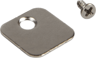 Пластина для магнита под шуруп 20х20х1 мм Цинк AQ