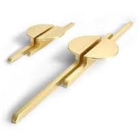 Ручка накладная 6604-1000-GA 1000MM Золото матовое СНЯТ