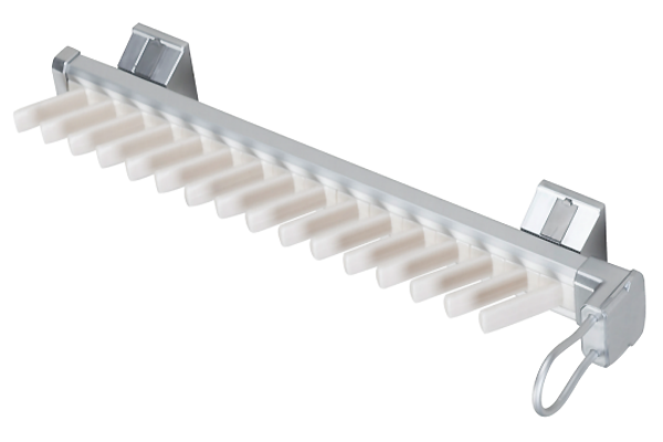 Выдвижная вешалка для галстуков Серый 88х460х120 AMIX