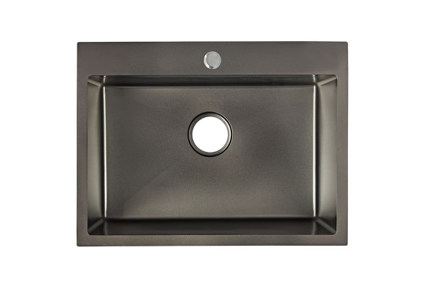 Мойка врезная прямая Envelope 6045 Графит 3мм