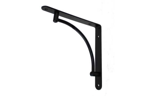 Полкодержатель вогнутый Чёрный SETE