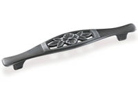 Ручка скоба FS-129 128 Олово шлифованное