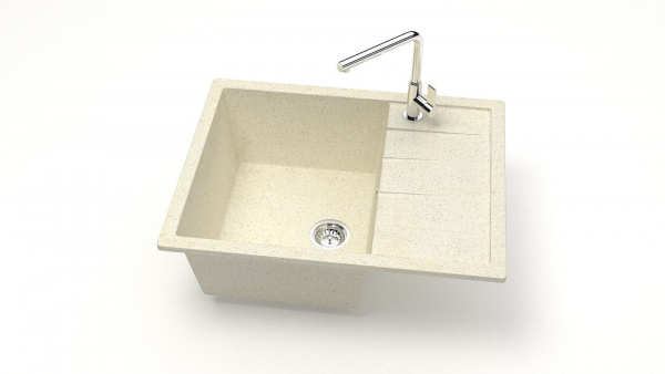 Мойка прямая F151 Q2 Бежевый матовый