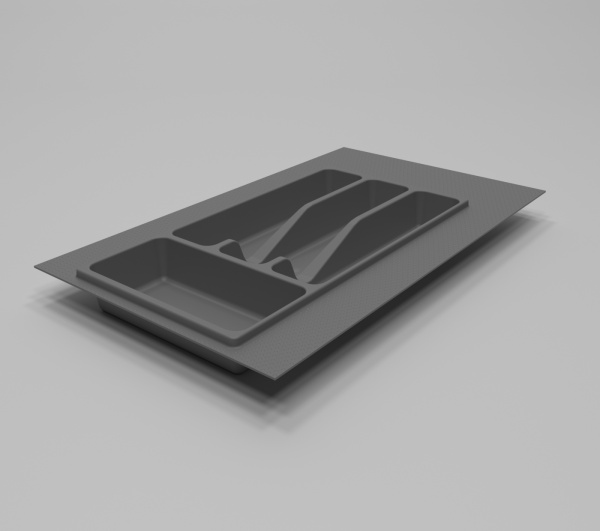 Лоток для столовых приборов 350 мм Тёмно-Серый МФС