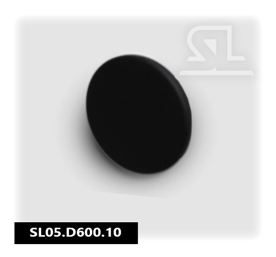 Ручка кнопка SL05.D600.10 металлическая Чёрный SL