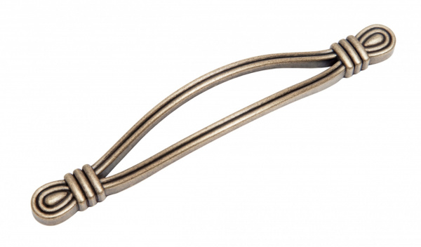 Ручка скоба OLIVIA RS 454 96 Латунь старинная матовая