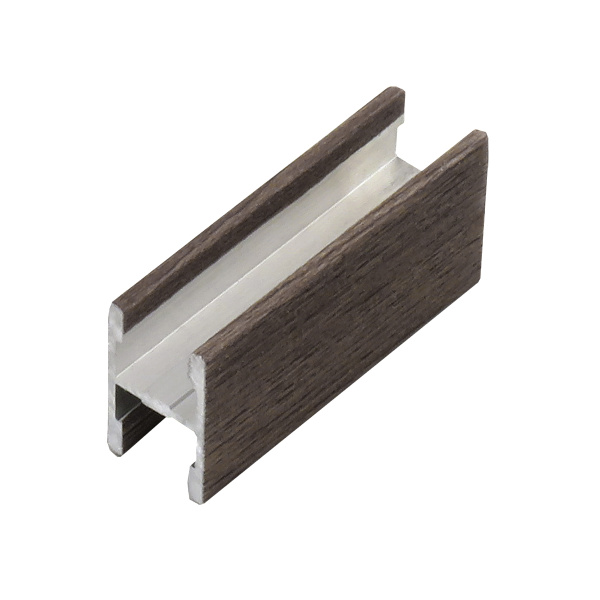 Делитель двухсторонний без стяжки Шимо тёмный 5900 мм