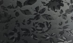 Панель глянцевая EVOGLOSS 8мм P207 Чёрный цветок СНЯТ