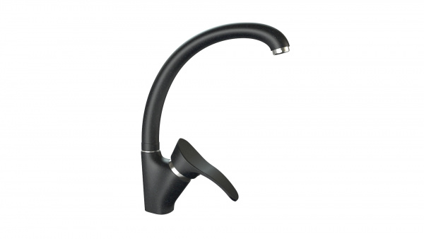 Смеситель КМ009 Q4 Чёрный матовый