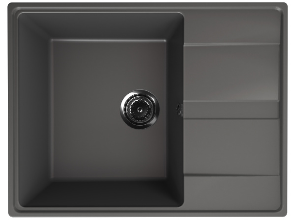 Мойка прямая Quartz Prima 650 Асфальт