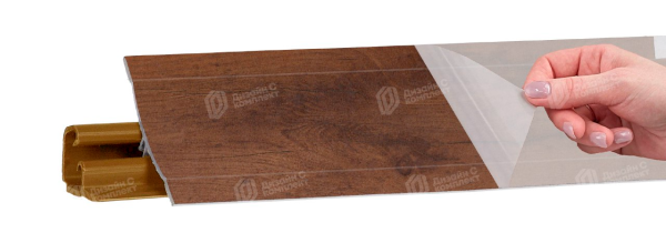 Плинтус LB 231 Таксус тёмный 3,0 м 90