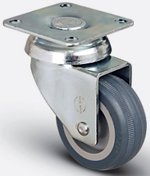 Колёсная опора 75 мм аппарат поворот 50 кг Серый EMES