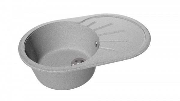 Мойка овальная Арктур Туманный агат глянец