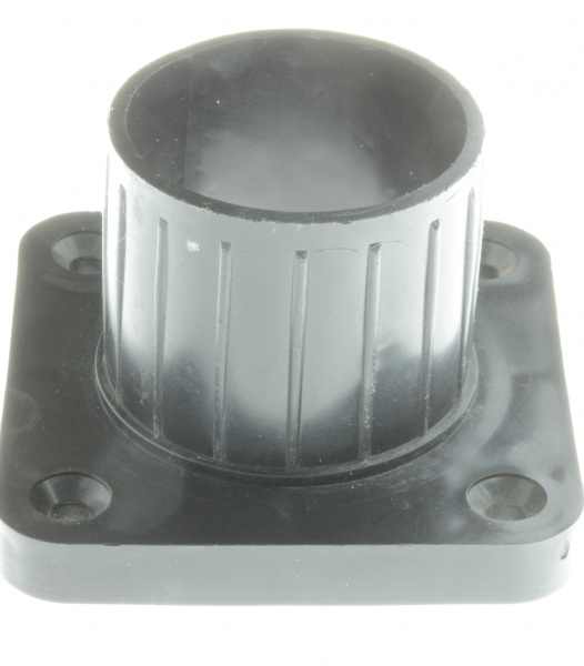 Фланец под трубу диаметр 50 мм пластик Чёрный MF