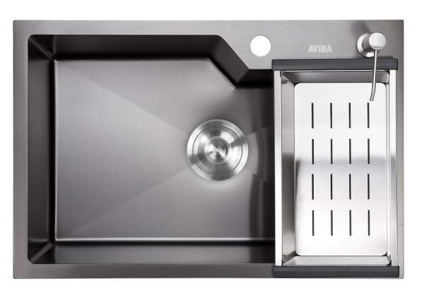 Мойка AMOLLET 3 мм PS 6548 P 65*48 Графит