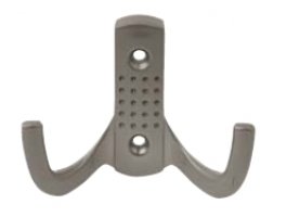 Крючок 2х рожковый WP 1206 Никель матовый AMIX