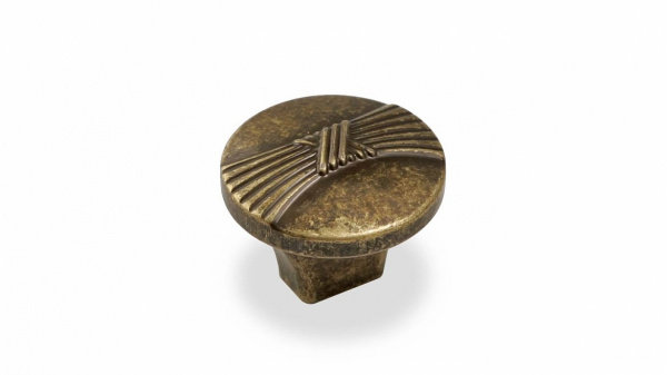 Ручка кнопка FB-028 Бронза старая