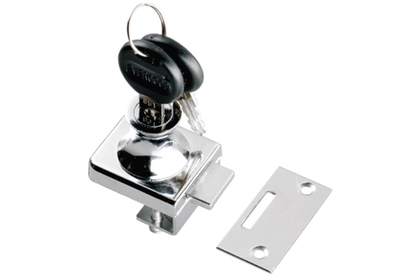 Замок для 1-ой стеклянной двери 407 PC Хром AMIX