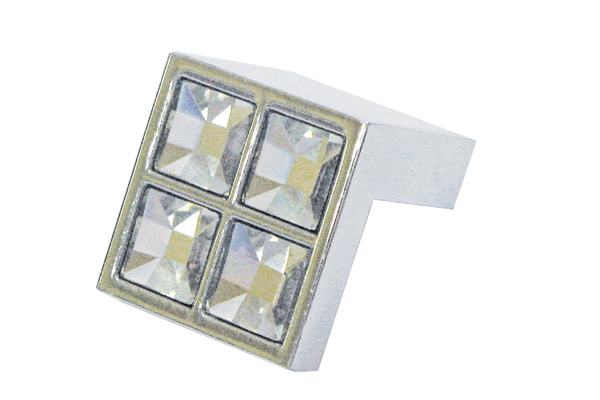 Ручка кнопка UKS001 16 Хром Кристалл