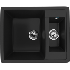 Мойка двойная U106 Ультра-чёрный