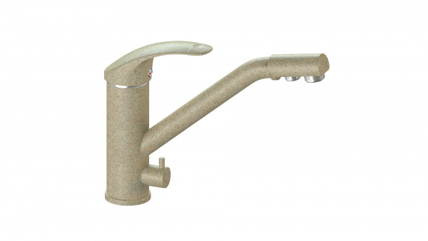 Смеситель КМ010 Q5 Песочный матовый