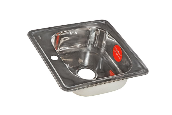 Мойка врезная квадратная PL 4848 480 06мм Полированная