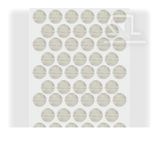 Пластиковые заглушки самоклеящиеся 14мм для евровинта A0286 PACIFIC