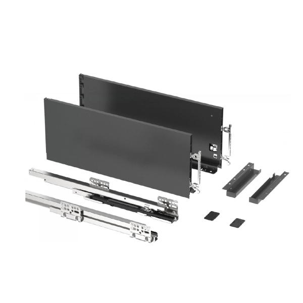 Комплект выдвижного ящика Tango Slim 199x400мм Графит