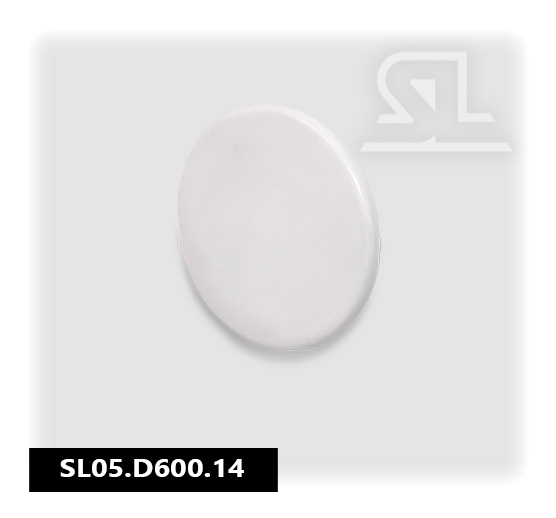 Ручка кнопка SL05.D600.14 метал. Белый SL
