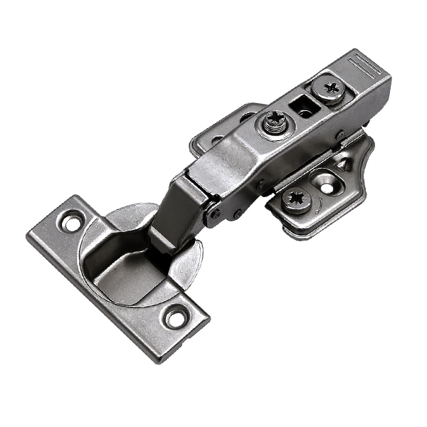 Петля накладная 110* с довод. CLIP-ON, All-2-Way 3D Чёрный никель MF Prima