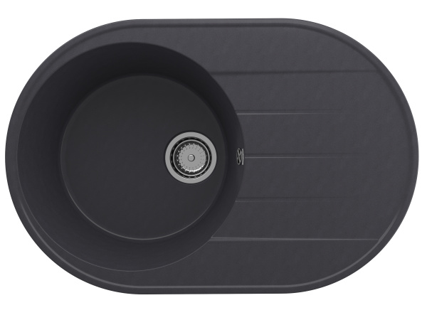 Мойка овальная Quartz Nora 750 Космос