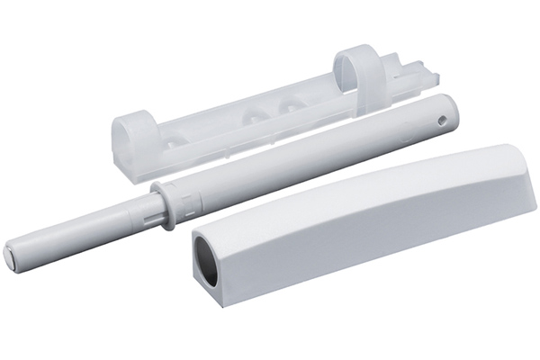 Толкатель магнитный длина 89 мм ход штока 37 мм Чёрный MACO