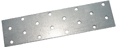 Крепёжная пластина 50х200х2 Цинк Металлист