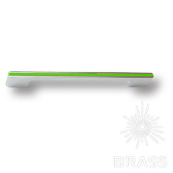 Ручка скоба 182 160 Хром Зелёный