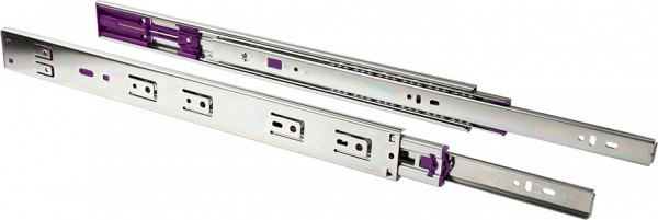 Направляющая шариковая 45\300 мм доводчик Частичное выдвижение 40 кг. AQ