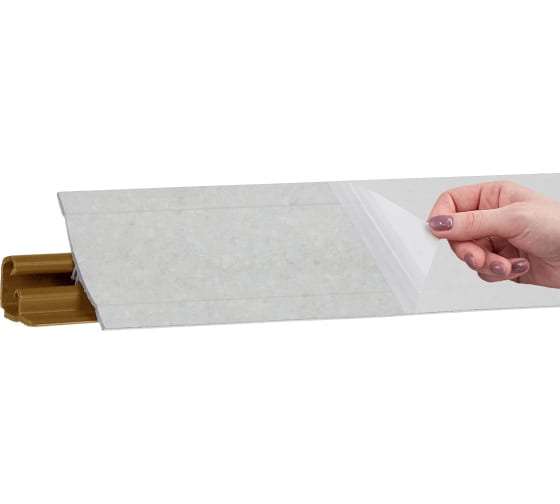 Плинтус LB 231 Бриллиант белый 3,0 м 36