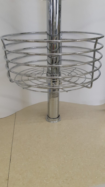 Полка центральная высокая 350 мм Хром Rejs