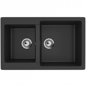 Мойка двойная U505 Ультра-чёрный