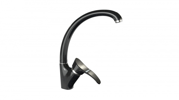 Смеситель MG009 Q4 Чёрный глянец