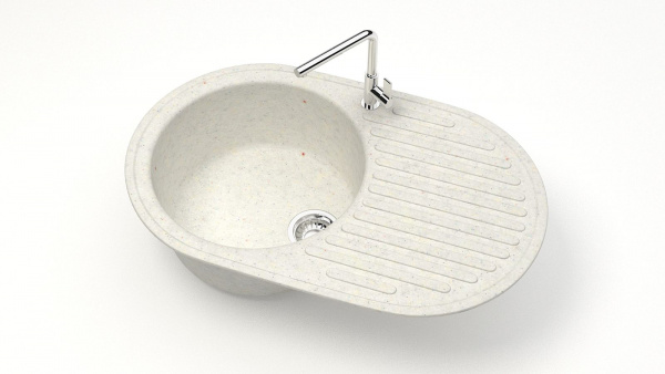 Мойка овальная F11 Q7 Хлопок матовый