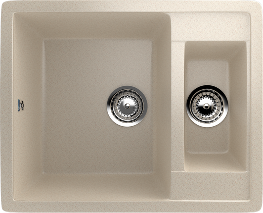 Мойка двойная U106 Бежевый
