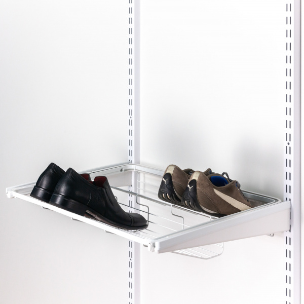 Обувница выдвижная 2-х ярусная 570х430 Белый GARDIE