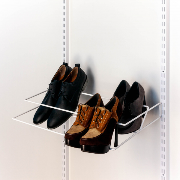 Обувница навесная 2х ярусная 607 Белый GARDIE