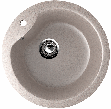 Мойка круглая U102 Песочный